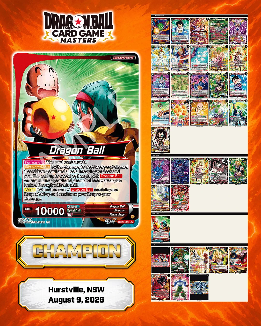 Dragon Ball Super Card Game MASTERS (@dbs_cardgame) / X