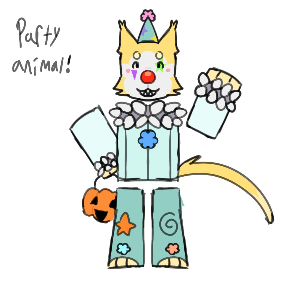 VERT1C0H's tweet photo. Party animal skin👀 #RegretevatorHalloween https://t.co/VaZGt9KxBI