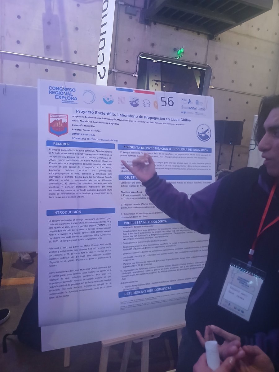ChemistryandBi1's tweet photo. @MIM_museo @uandresbello @udp_cl Honored to be a scientific reviewer at the Explora 2026 Congress hosted at @MIM_museo! 🔬 Amazing to see the high level of research and passion from these young school scientists. The future of STEM is bright! 🌱🚀#Explora2026 #MIM #YouthInSTEM #Science #madeinunab #alexanderhome https://t.co/swJ3n8KsnB