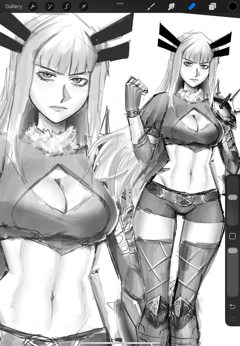 ChaosODed's tweet photo. 1 hour warm up before commissions https://t.co/JJ6bFwz904