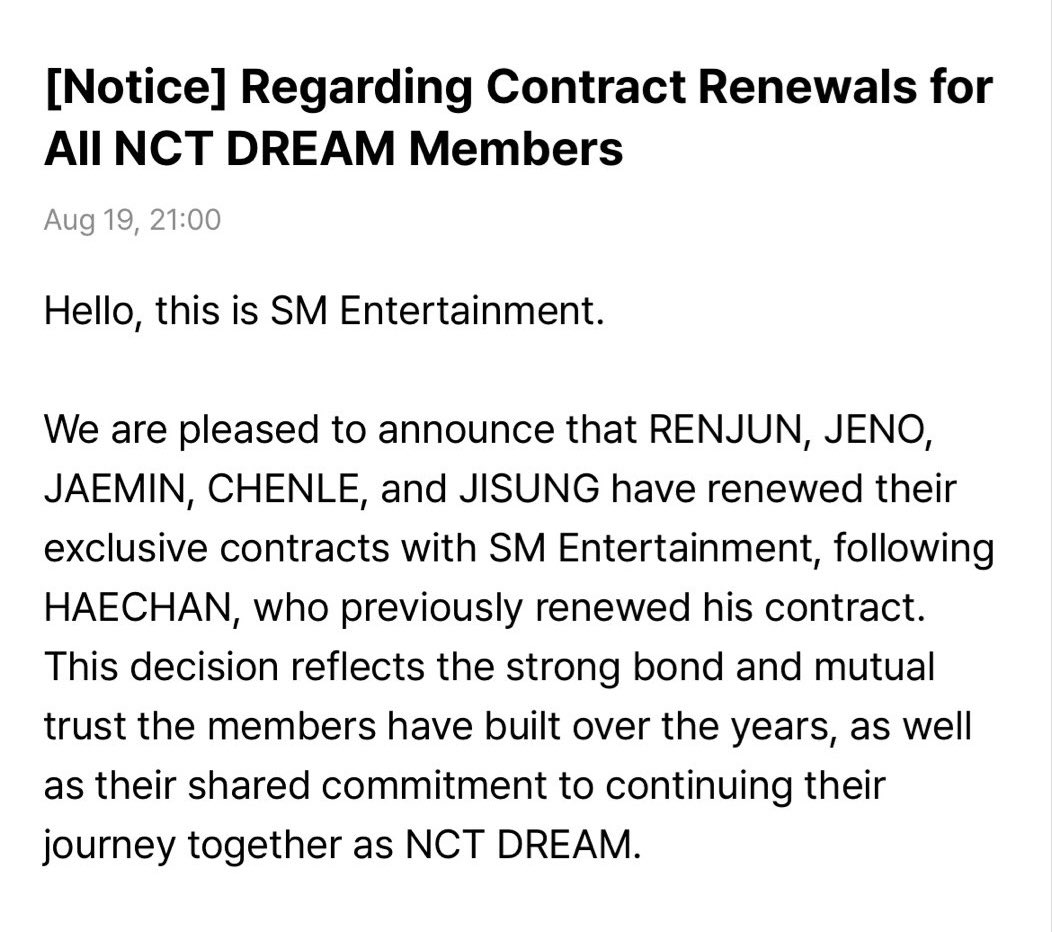 FILESLJN's tweet photo. #JENO renewed his exclusive contract together with renjun, haechan, jaemin, chenle, and jisung and will continue his journey as an nct dream member! 🩵🐶🎉 https://t.co/8RlHRUiyoW