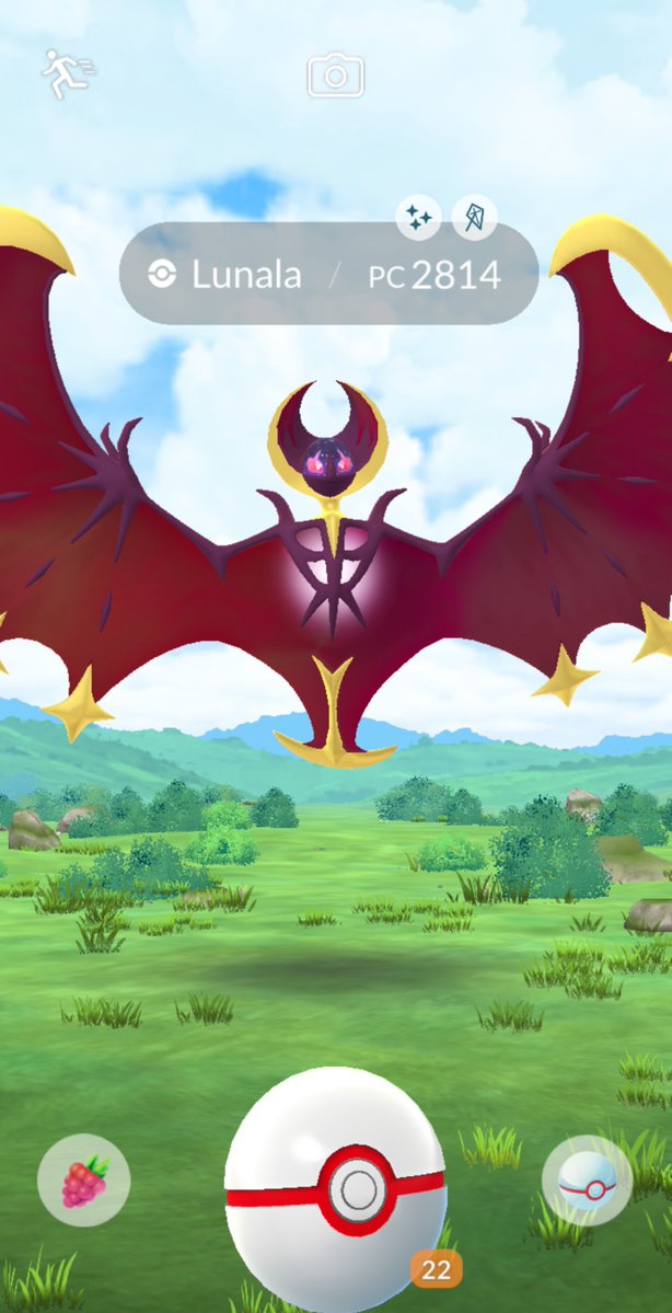 DavidInTheGame's tweet photo. Primer incursión de #Lunala y registro chaini . Ojalá así fuera siempre 😅😅 #PokémonGo https://t.co/ud89YkuAmp