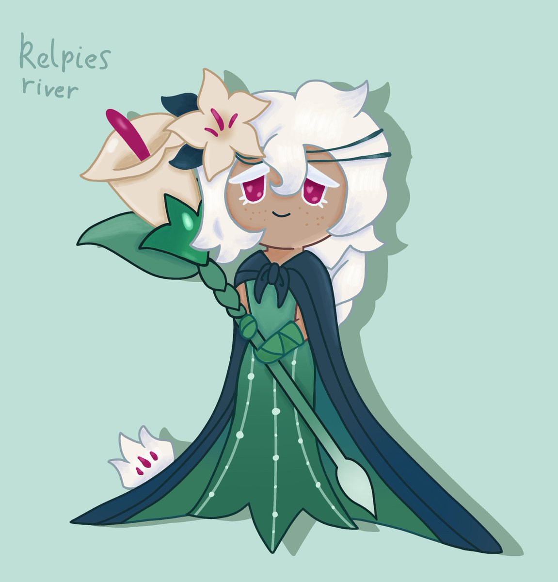 kelpiesriver's tweet photo. Trying to get used to drawing cookies again #crk #whitelilycookie https://t.co/TJsk8WFImI