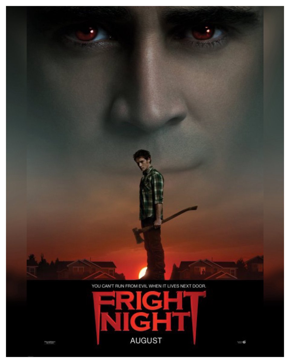 WreckLeaguePod's tweet photo. 15 Years #FrightNight Starring: #AntonYelchin #ColinFarrell #ChristopherMintzPlasse #DavidTennant #ImogenPoots #ToniCollette #DaveFranco Directed By: #CraigGillespie
#WreckLeaguePodcast https://t.co/ih9x2R9voY