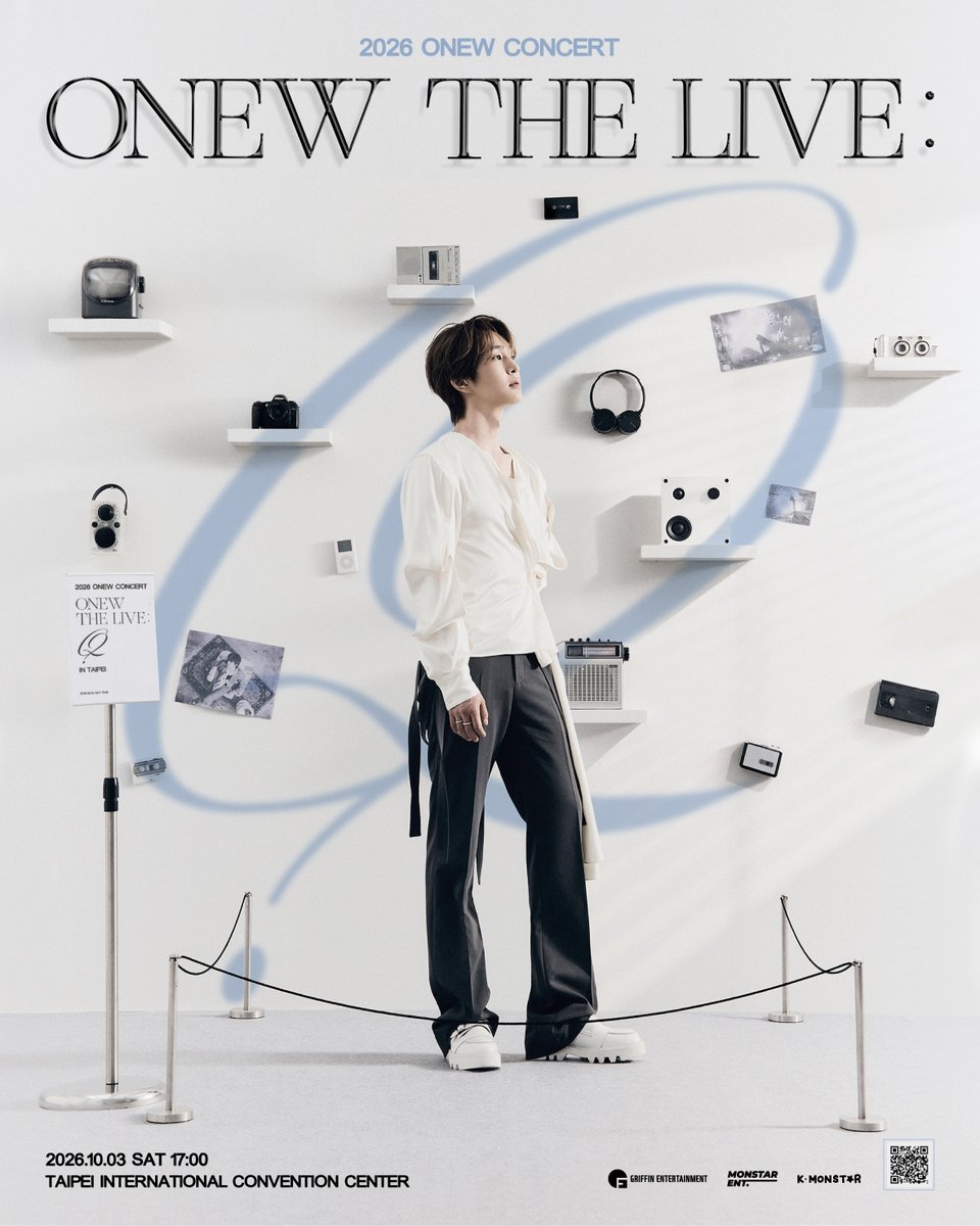 MONSTAR_ENT_'s tweet photo. 2026 ONEW CONCERT [ONEW THE LIVE : Q] IN TAIPEI

恭賀溫流正式加入「灶咖」行列🔥
十月再度華麗回歸，化身實力唱將🎤繼續用歌聲再次征服舞台！
這次與JJINGGU們相約TICC！我們依舊不見不散！🩷💚

演出日期｜2026年10月3日 (六) 17:00 (當地時間)
演出地點｜台北國際會議中心 (TICC) 

主辦單位：MONSTAR ENT., K-MONSTAR
演出策劃：GRIFFIN Entertainment

#온유 #ONEW
#ONEWTHELIVE #ONEW_THE_LIVE_Q