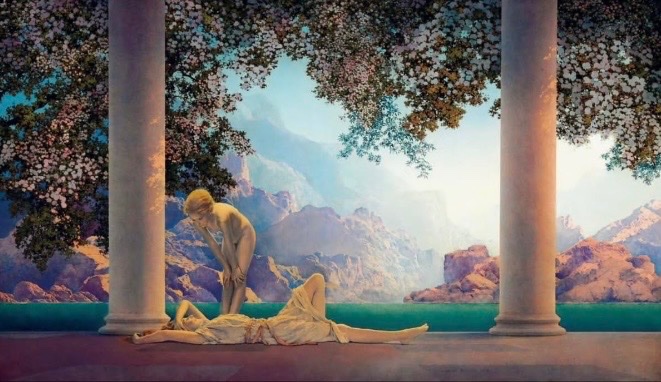 historyinmemes's tweet photo. “The highest form of peace is having no desire to be seen, validated or understood by anyone.”

- Epictetus

Epictetus (c. 50–135 CE) was a Greek Stoic philosopher born into slavery in the Roman Empire. After gaining his freedom, he became one of Stoicism’s most influential teachers, arguing that true freedom comes from mastering your own mind rather than controlling your circumstances.

Although Epictetus wrote nothing himself, his teachings were recorded by his student Arrian in the Discourses and Enchiridion. He taught that we should focus on what lies within our control—our thoughts, choices, and character—and meet everything else with acceptance and resilience. His ideas influenced generations of thinkers, from Roman emperor Marcus Aurelius to modern psychology, particularly cognitive behavioral therapy.

Painting: Daybreak, 1922, by Maxfield Parrish (1870–1966)