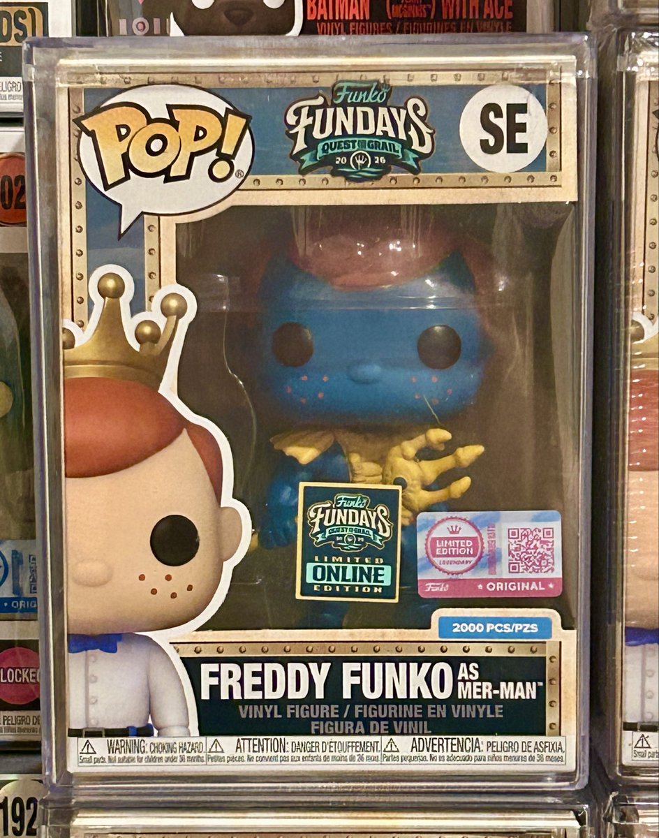 Kryptonite1938's tweet photo. 📫 MAIL CALL 📫 SHOUT OUT 🗣️ to my homie from the west coast, Ron L. aka @WeeJavaDude , for giving me this #FreddyFunko as Mer-Man from @MastersOfficial to complete my 2026 #SDCC Fundays #MOTU set‼️🔥👑🔥 Appreciate your generosity more than you’ll ever know! @Funko #FunkoFunatic https://t.co/ZGSaWZTvQj