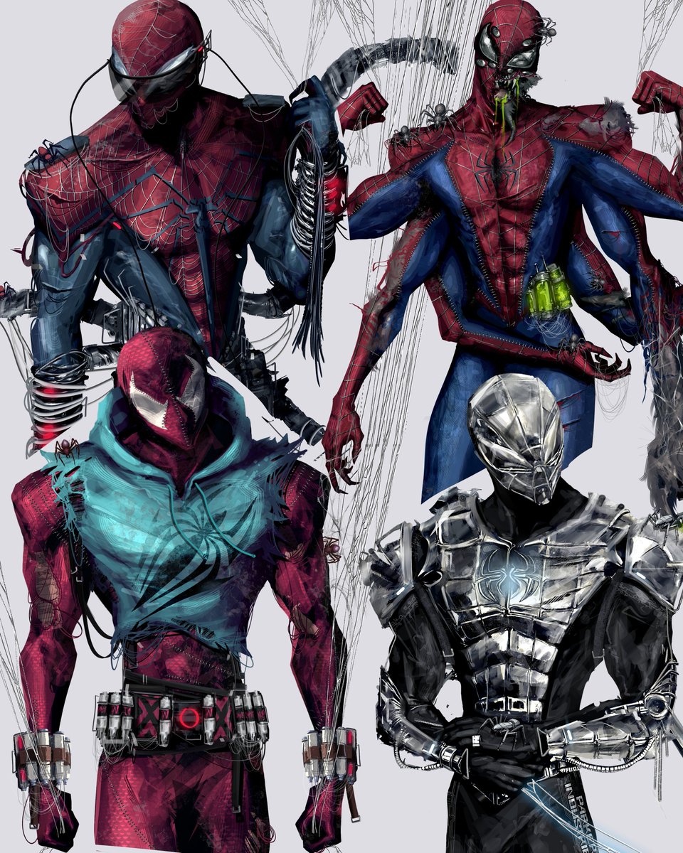 dypatomee's tweet photo. Spider-Verse Art. https://t.co/i1Ty5t9QCs