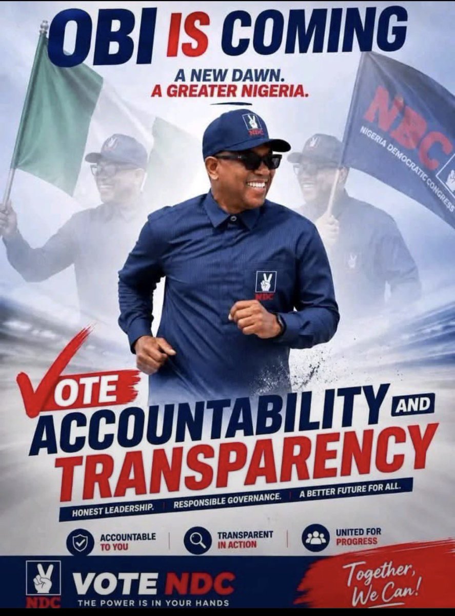 dr_asaolu's tweet photo. Mark this post. You saw it here first.

@PeterObi will get 150%+ of his 2023 votes.

The incumbent will lose over half of his claimed 2023 votes.

The serial contestant won’t get 30% of his 2023 total.

Bookmark this.

Know this &amp; know peace. ✌️🇳🇬
@firstladyship 
@Peter4Nigeria https://t.co/Pv8gSQoHc5