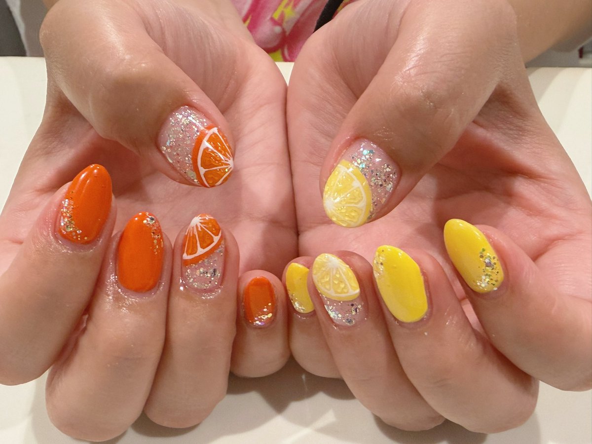 tokio_nail's tweet photo. #tokionail #新宿 #新宿御苑 #ネイルサロン #キャラネイル #痛ネイル #イベントネイル #ライブネイル #持ち込みネイル #持ち込みデザイン #手書き #駅近 #nails #tokyo  #やり放題  #フルーツネイル  #夏ネイル https://t.co/sn5fWLAmC5