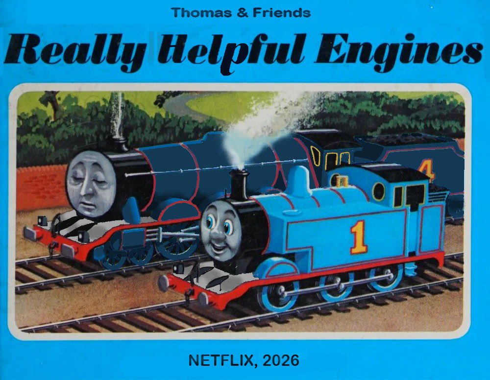 Railway_Engine's tweet photo. The title of the new Thomas special be like: https://t.co/FNvyMu2ZCG