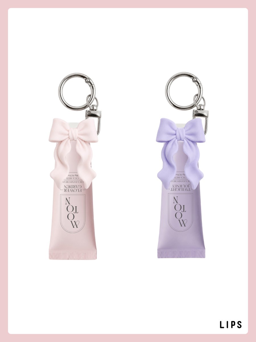 lipsjp's tweet photo. MOTONからリボンチャーム付きのミニハンドクリームが登場🎀✨
バレエコアな雰囲気が可愛い限定セット🩰💕
持ち運びに便利なミニサイズで、バッグやスマホにつけていつでも保湿ケア＆香りを楽しめる🫧
8月20日(木)よりLOFT・PLAZAにて数量限定発売🪄 https://t.co/BeIO0Cwi3t