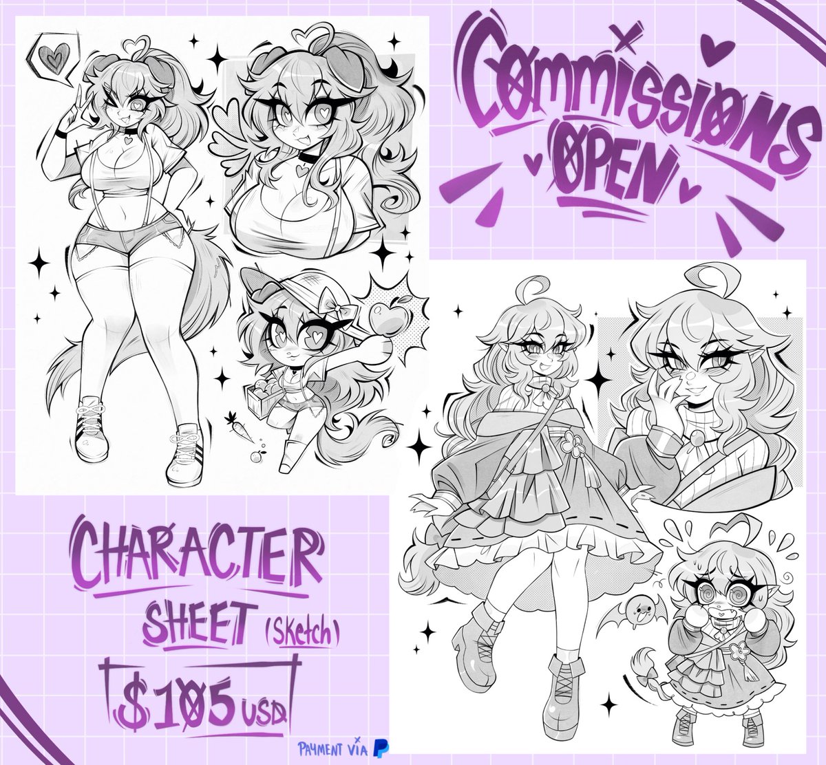 tricksnbears's tweet photo. Hello! I’m opening a couple of slots for sheet commissions, if interested send me a Dm!!💖
(Sharing would be appreciated) https://t.co/OKqDxklVRh