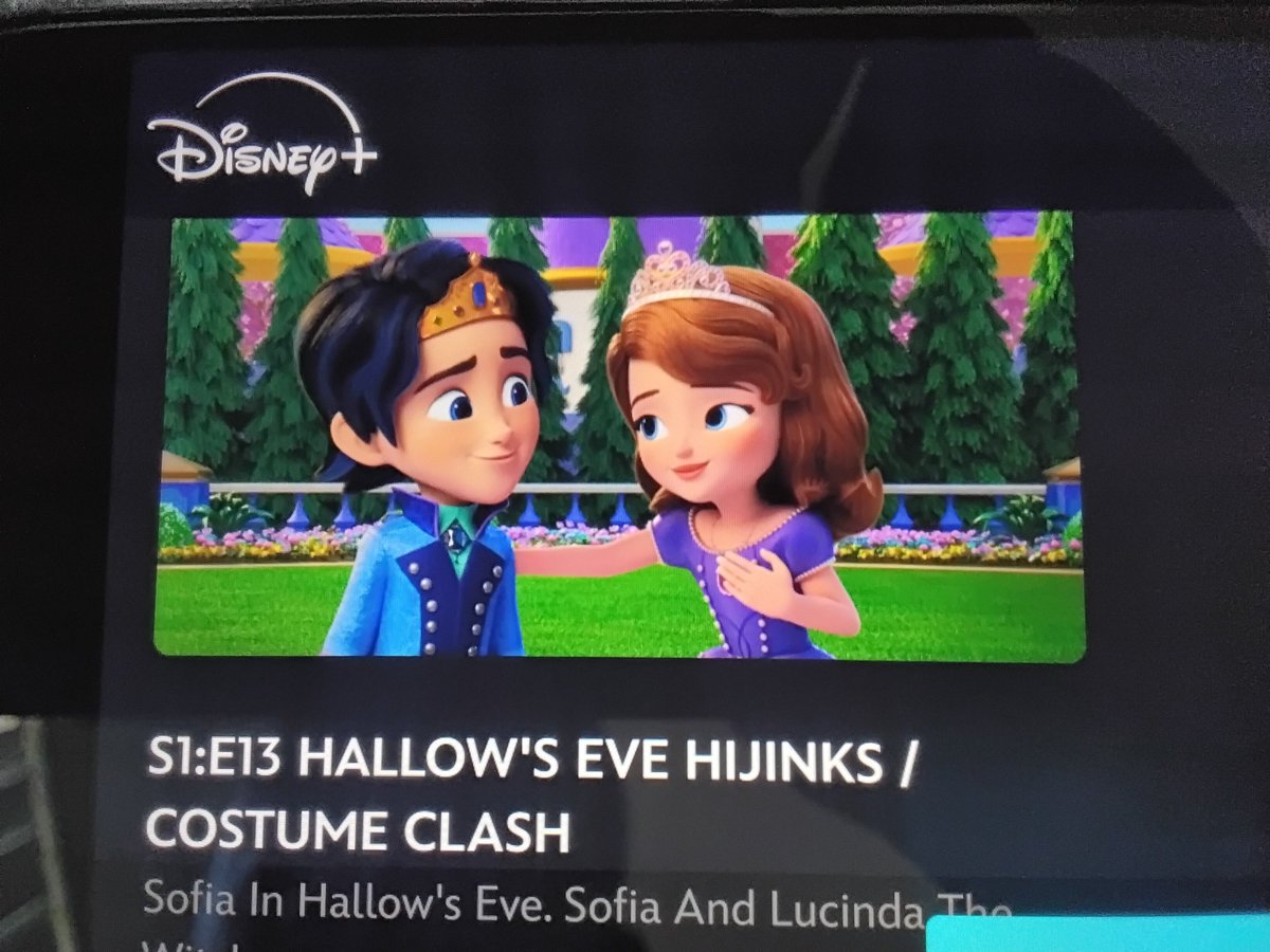 JamesJo92485747's tweet photo. Sofia The First Royal Magic New Episode "Hallow's Eve Hijinks" and "Costume Clash" Premieres Today on Disney Jr and streaming SAME DAY on Disney Plus. 👸🏻💜💛🪄💫 🧙‍♀️💚💜 #SofiaTheFirst #SofiaTheFirstRoyalMagic #DisneyJr #Disney https://t.co/6vkLLgPlMs