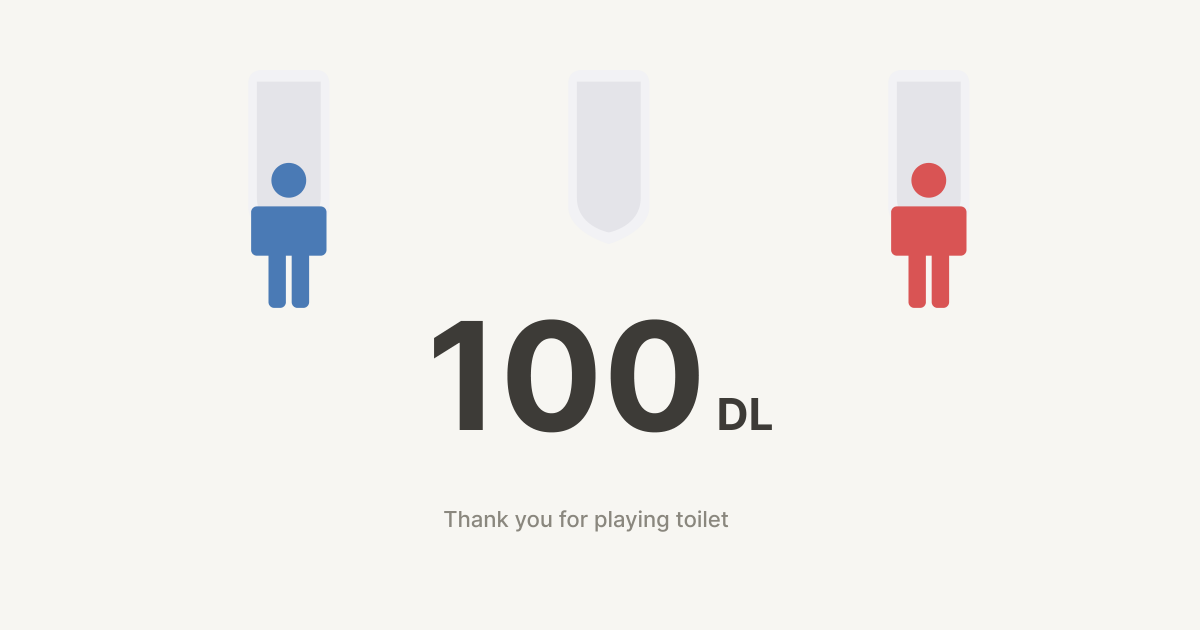 NAGAMES_io's tweet photo. toilet just crossed 100 downloads 🎉🚽

Thank you to everyone placing people at urinals with us. More stages and strategy coming soon. 🥳 

#toiletgame https://t.co/sjuyk623m8