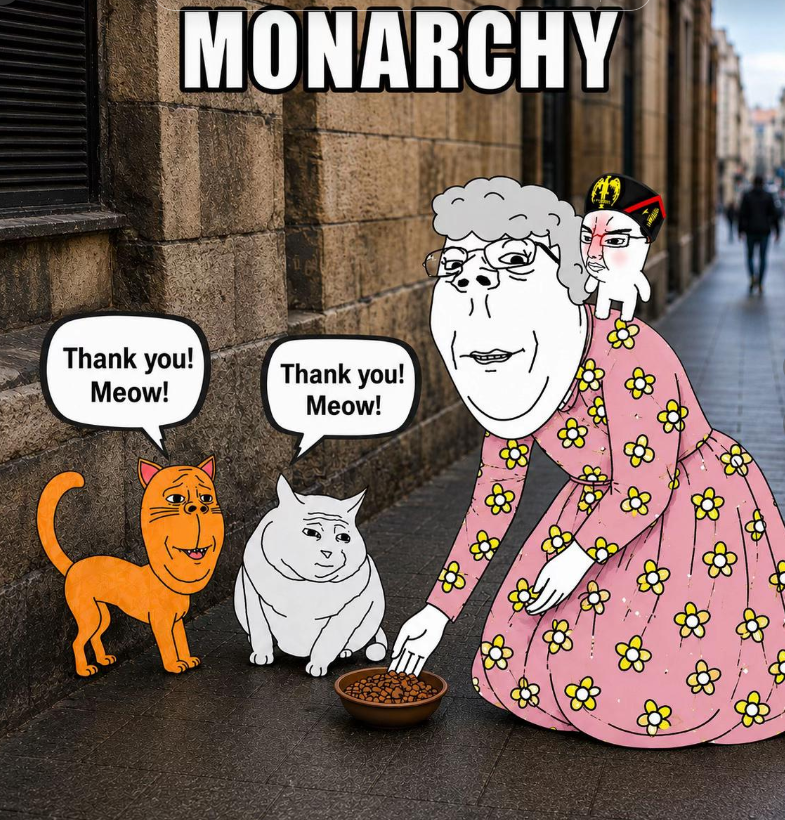 SmartFinder445's tweet photo. Have you guys seen this TikTok meme yet? 

Its the next Manlet.

Monarchy is when....

TikTok: https://t.co/AyE9uh7CnQ

How has no one deved this yet it has over a million 
cumulative views

Its on track to being one of the hottest trends yet.

Send it. https://t.co/fLqOH5QRTh