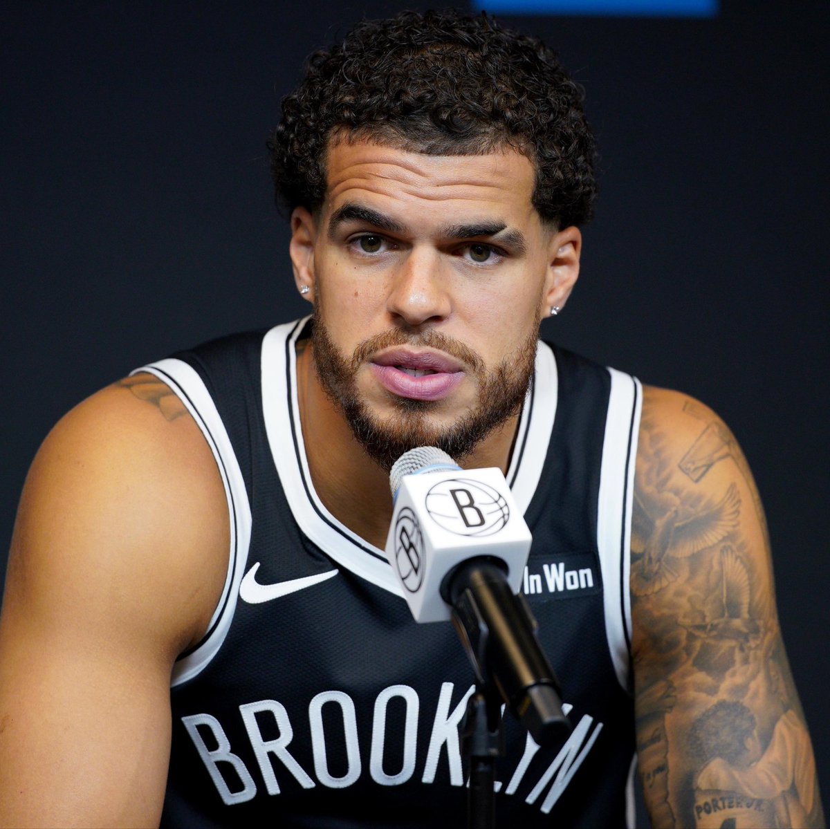 RTNBA's tweet photo. Michael Porter Jr.:

“You can’t give any man millions of dollars, five-star hotel room in the biggest and nicest cities in the world, with women waiting in the lobby and people willing to do this for them and do that for them. You can’t give nobody that and expect him to be a saint… You can’t give nobody the whole world and expect them to not fall. We’re human”

via @DH12abovetherim