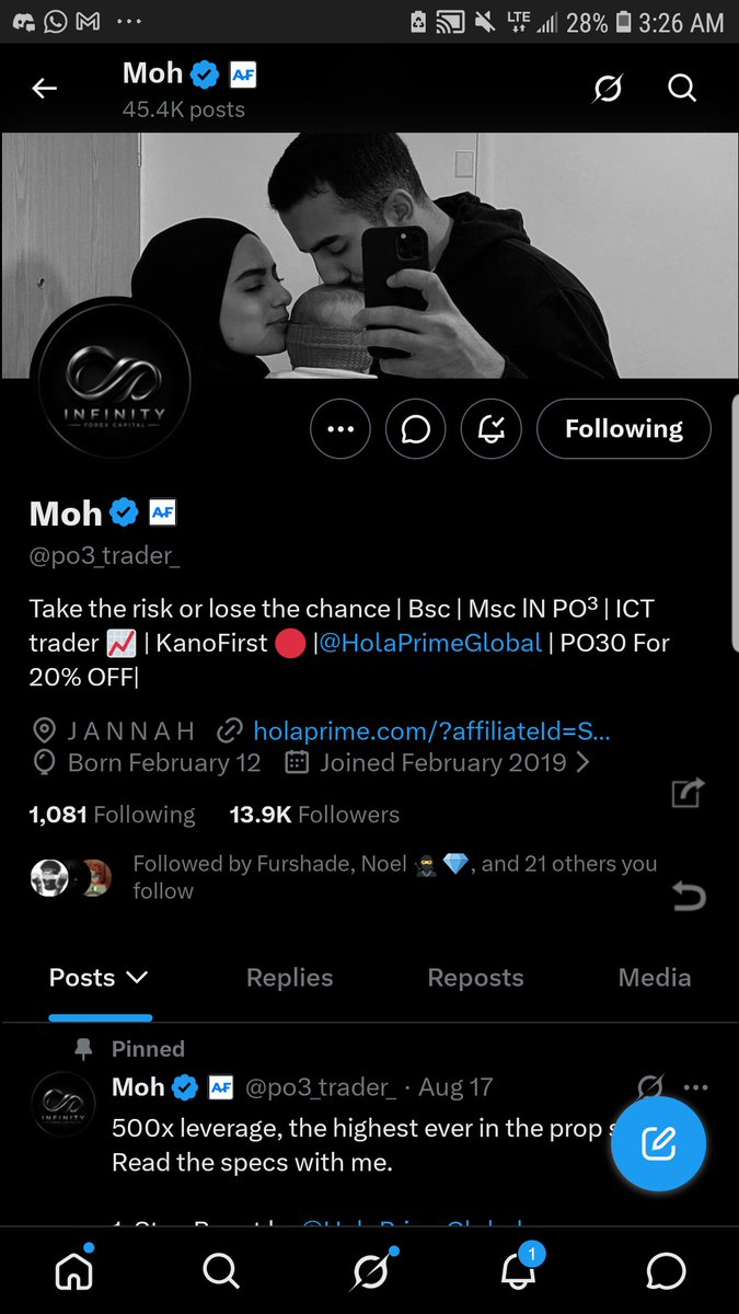 MarhamsFx's tweet photo. @po3_trader_ @atlasfunded @atlas_futures @PipsCabal All tasks done 

@MyNameIsCrayon_

@Traders_MEME

@lilytrades_01

Thanku once again for this opportunity given to us. Trader https://t.co/P114N9ai0m