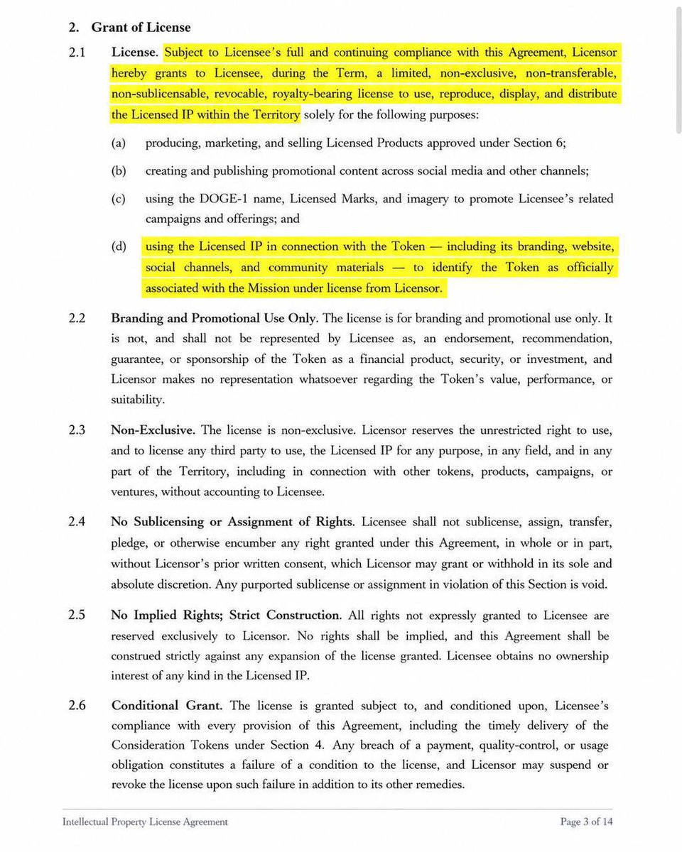 doge1meme's tweet photo. OFFICIAL

The DOGE-1 project holds the rights from Geometric Energy Corporation to use the DOGE-1 name, branding, imagery and IP in connection with the token and DOGE-1 Mission to the Moon.

This isn’t new. The agreement has been in place.

Now, it’s official.

DOGE-1 🚀🌕 https://t.co/e3IzoHLgTC