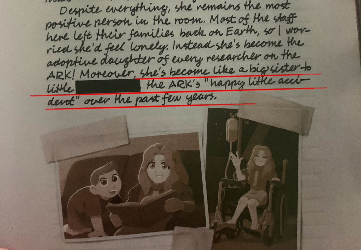 BrieChiisVA's tweet photo. It’s been nearly two years since Shadow Generations dropped but I’ve seen nobody mention that Commander Abraham Towers is now canonically ARK’s “happy little accident” as named in Gerald’s Journal.

Scientists were cracking on the Space Colony https://t.co/NyDsTOvMUK