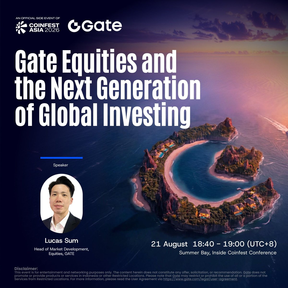 Gate's tweet photo. Where is the next generation of global investing heading?

Join @Gate_Lucien, Head of Market Development, Equities @Gate, for a focused session on how we are shaping the next generation of global investing. https://t.co/ItGbW7DGBy