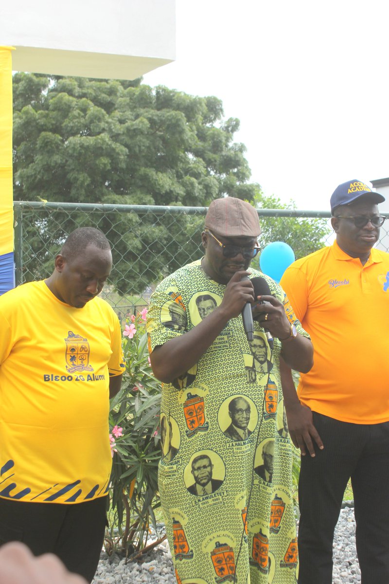 AccraAcademyGH's tweet photo. Commissioning of the Beatrice Lokko Memorial Park by Bleoo 2000 at the 2026 Homecoming edition -1 https://t.co/OPqtpZvIBS