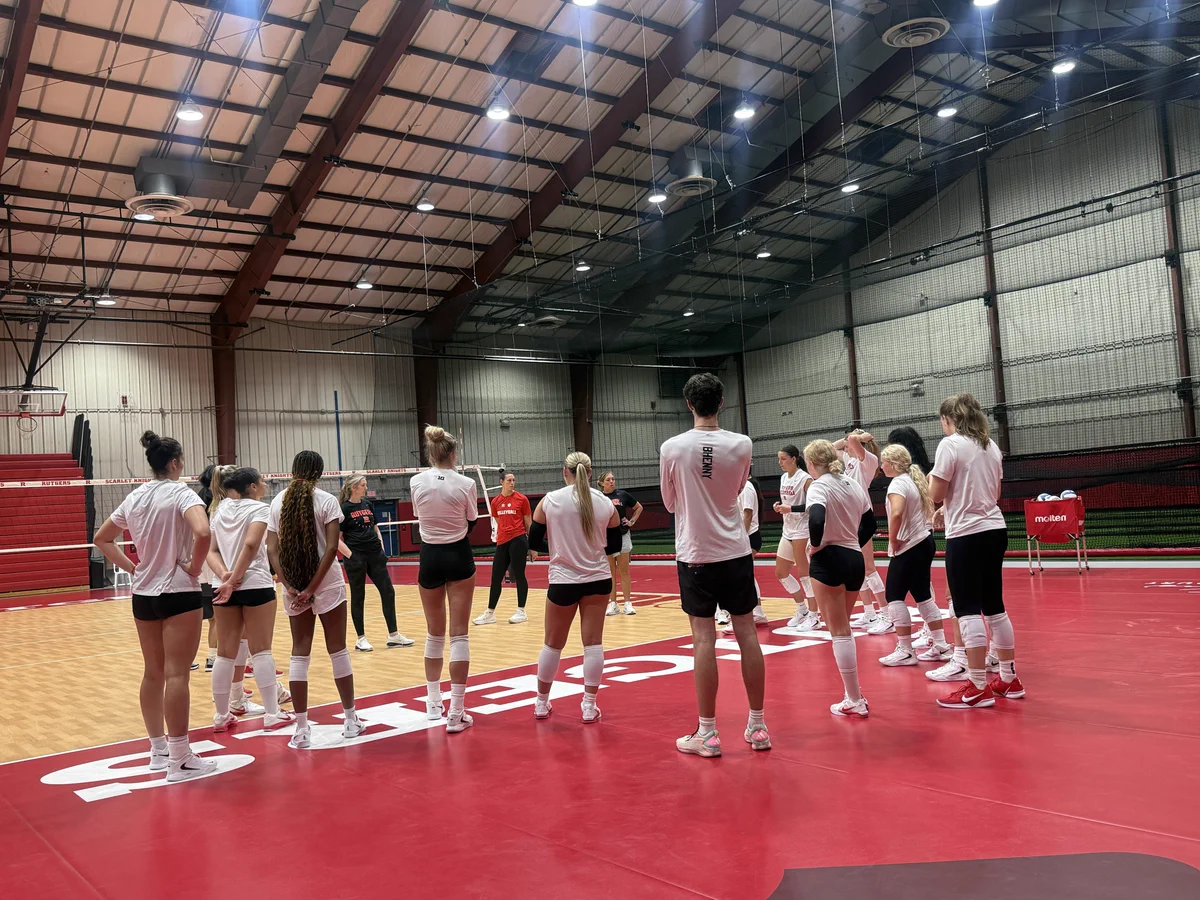 Brittney O'Dell в X: „Great time @RUvball practice today. Ready for a strong season ahead! 💪🏻🏐❤️🪓“ / X