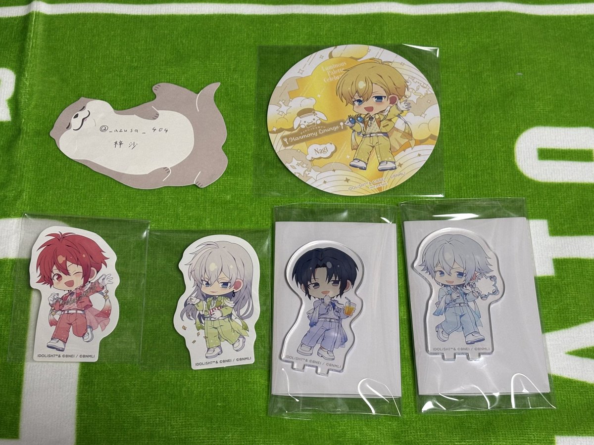 _azusa_404's tweet photo. 【交換】アイナナ アイドリッシュセブン アニカフェ Luminous Palette Celebration

譲)ステッカー:陸、千
アクスタ:一織、環
コースター:ナギ

求)ステッカー:大和、楽
アクスタ:大和、楽
コースター:大和

8/22幕張、9/13福岡手渡しor郵送
お気軽にお声掛けください https://t.co/qaINsb2RRl
