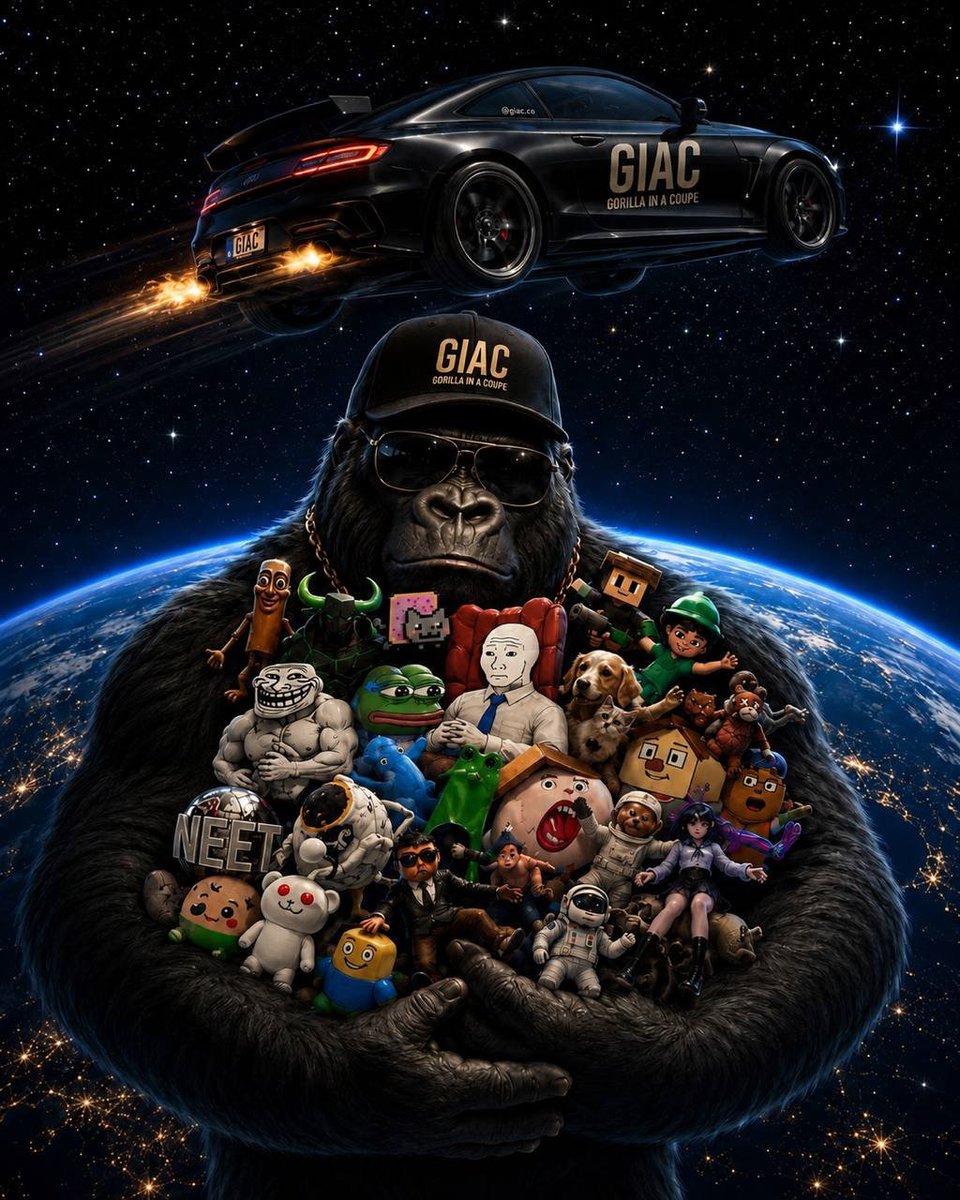 GIACsolana's tweet photo. There has never been a billion-dollar gorilla.
Yet.

Only possible on @Pumpfun 

solana:3EV3TUbdLZ2KbiMHvGDFbRkCkgiRcvptFRw4TWSipump https://t.co/uc1P3Dk07E