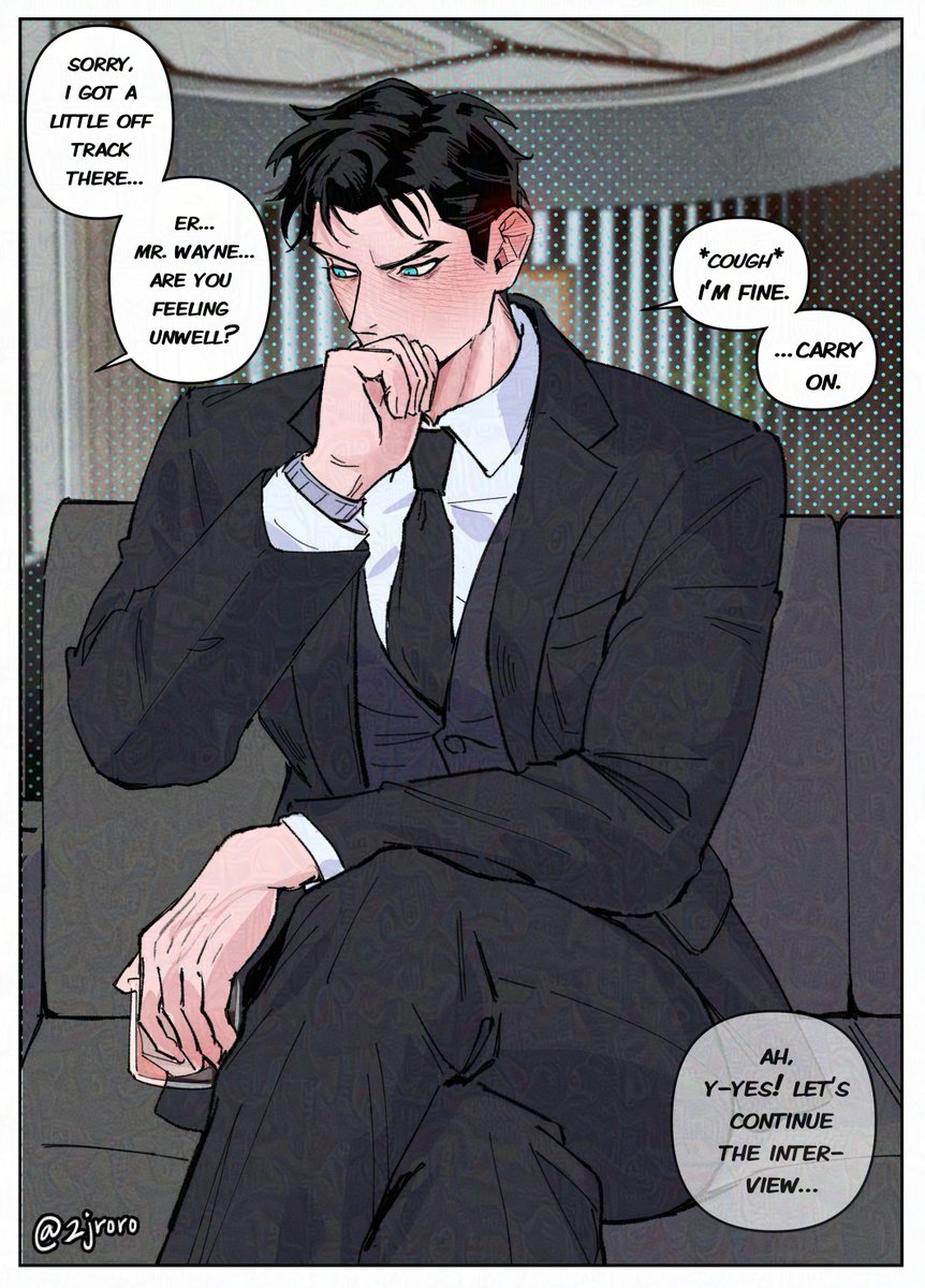 2jroro's tweet photo. accidental confessions~ 😳 #superbat 
(in which clark doesn't know bruce is batman but bruce knows he's superman hehe 🦸‍♂️🦇) https://t.co/LLahrM8aCk