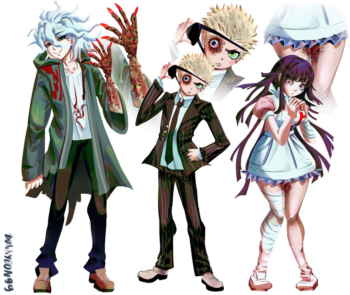 Bon99Bunny's tweet photo. transplants of defective organs
#danganronpa #ダンガンロンパ https://t.co/8oojbnaFOd
