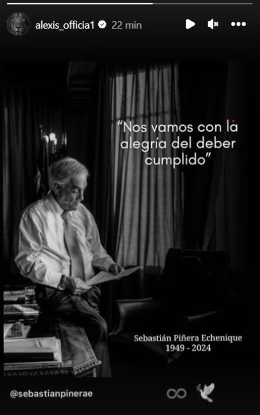 Mandefenton's tweet photo. Alexis se refiere siempre al Presidente de turno.... de Presidente, obvio, en sus redes sociales. 

Como es lo habitual en él hacia una persona pública.
Lo hizo con Bachelet, Piñera o Boric.

En esta creo le buscan la quinta pata al gato https://t.co/3yuVB2nnlY