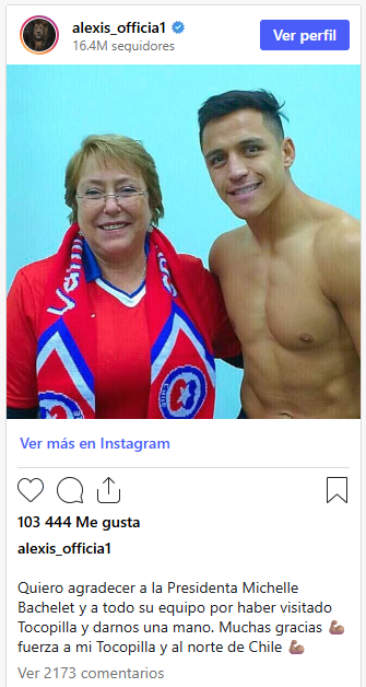 Mandefenton's tweet photo. Alexis se refiere siempre al Presidente de turno.... de Presidente, obvio, en sus redes sociales. 

Como es lo habitual en él hacia una persona pública.
Lo hizo con Bachelet, Piñera o Boric.

En esta creo le buscan la quinta pata al gato https://t.co/3yuVB2nnlY