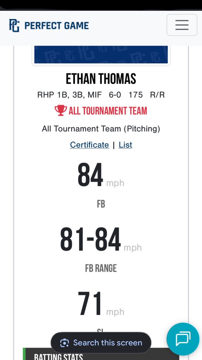 EthanThomas021's tweet photo. Great last tournament with @_thedirtbags baseball at the @PG_Coastal summer bash going 5-9 at the plate with 4 doubles and a sac fly and getting and new pitching PR of 84 mph on the mound. Great summer season can’t wait to get back at it in the fall @JordanToney1 @trey_daly https://t.co/IeZNaBLi3M