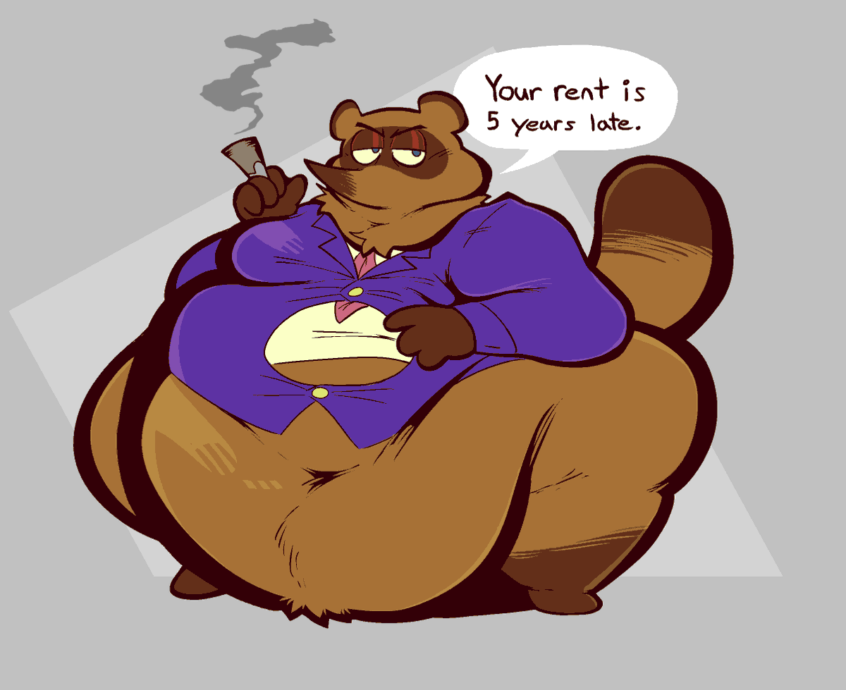 OshyFriend's tweet photo. Tom nook except he's a land lord but he's still too nice to do anything https://t.co/Lp9QfyxUD3