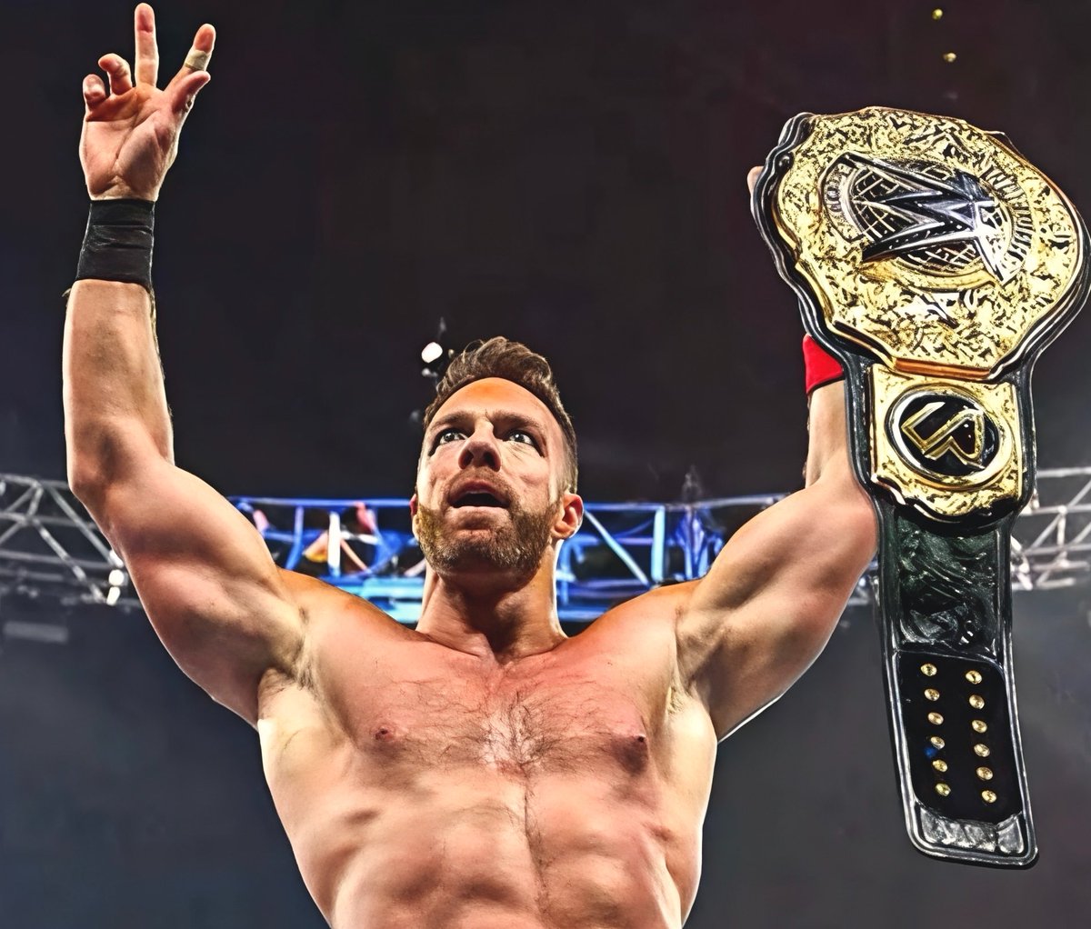 FadeAwayMedia's tweet photo. Do you believe LA Knight will ever win a World Championship in WWE? 🤔 https://t.co/sw2BNGed4d
