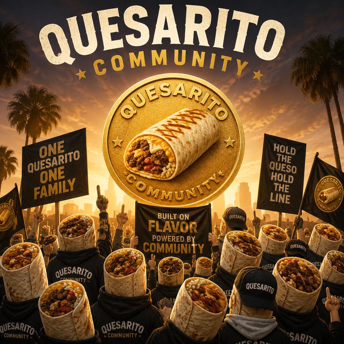 quesaritocoin's tweet photo. It’s HERE! Join the QUESARITO community NOW! let’s make our first real push towards the real possibilities this coin contains! 

https://t.co/9chnovDgND https://t.co/J1bEqd64w7