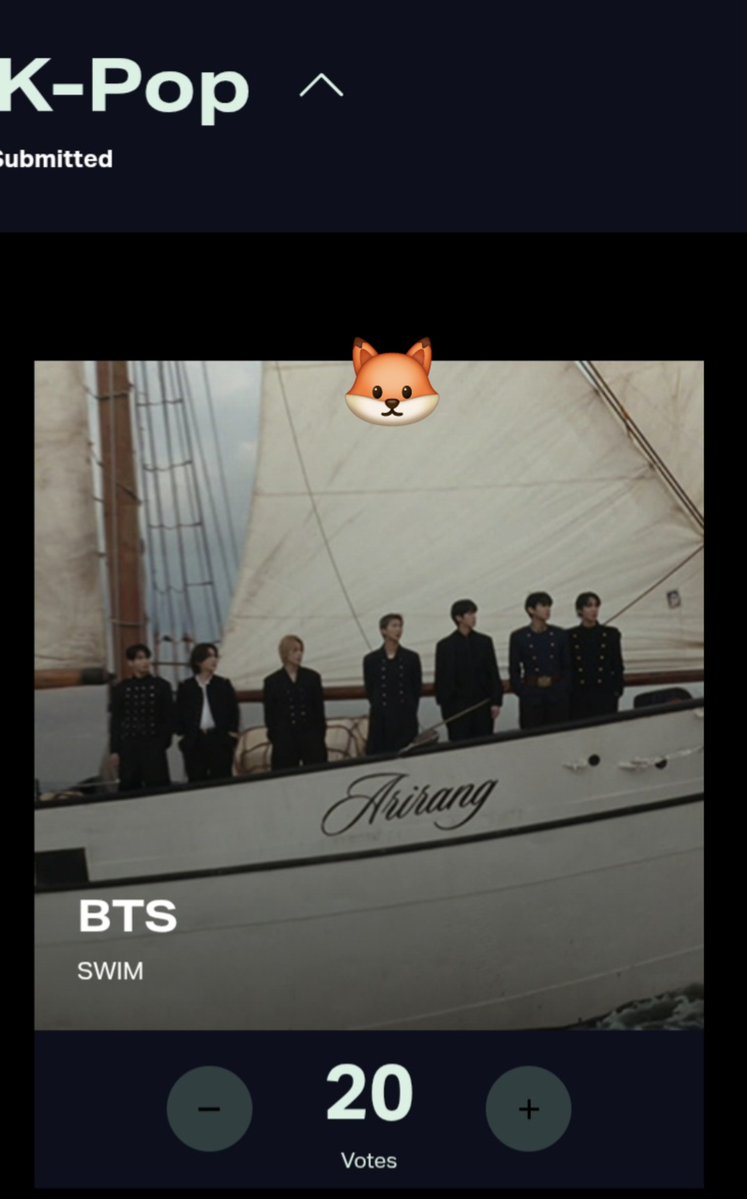 jnfication's tweet photo. 🚨 Damos inicio de otro día para votar por BTS en los VMAs. No olviden pasar y dejar sus votos.

— COMPARTAN SUS CAPTURAS 👇
🔗https://t.co/j3qFQPCbEF

VOTE FOR SWIM SONG OF THE YEAR ON VMAS
VOTE FOR BTS BEST K-POP ON VMAS
#VoteForBTSonVMAs
#VoteForSWIMonVMAs https://t.co/3CayUdYG01