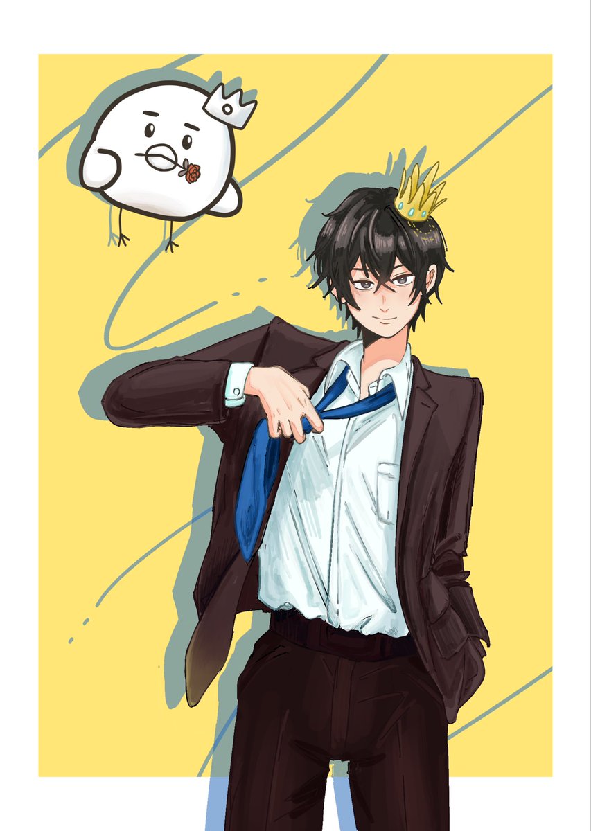 sy09742's tweet photo. スーツニキさん #閣下の肖像画 https://t.co/eVjSjn3zVk