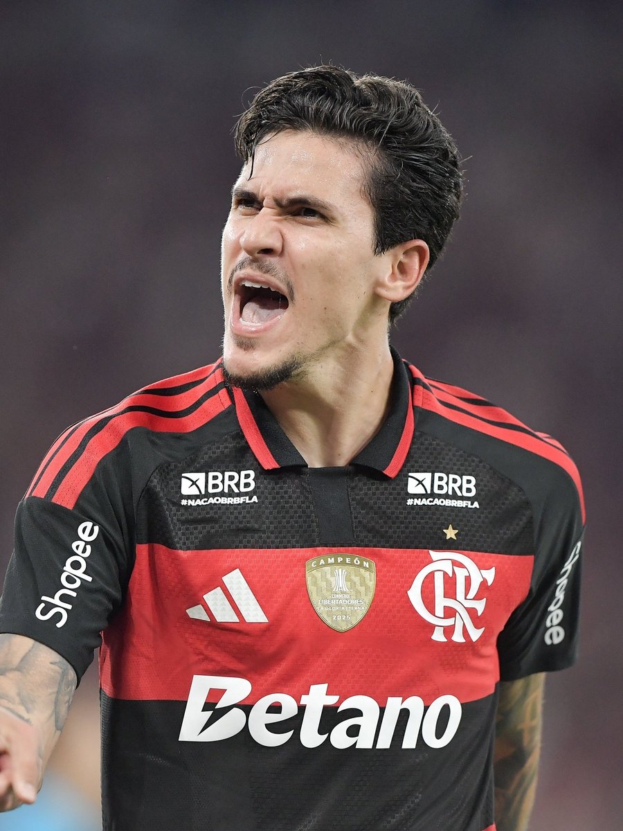 CentralDoYamal's tweet photo. Tá envelhecendo como leite o fato do velho italiano ter levado o tal Igor Thiago para uma Copa do Mundo, e ter deixado esse rapaz de fora.

O que o Pedro está fazendo no Maracanã hoje, poucos camisas 9 do mundo fazem. É uma aula de pivô em noite de Libertadores. https://t.co/dRg1B0orVJ
