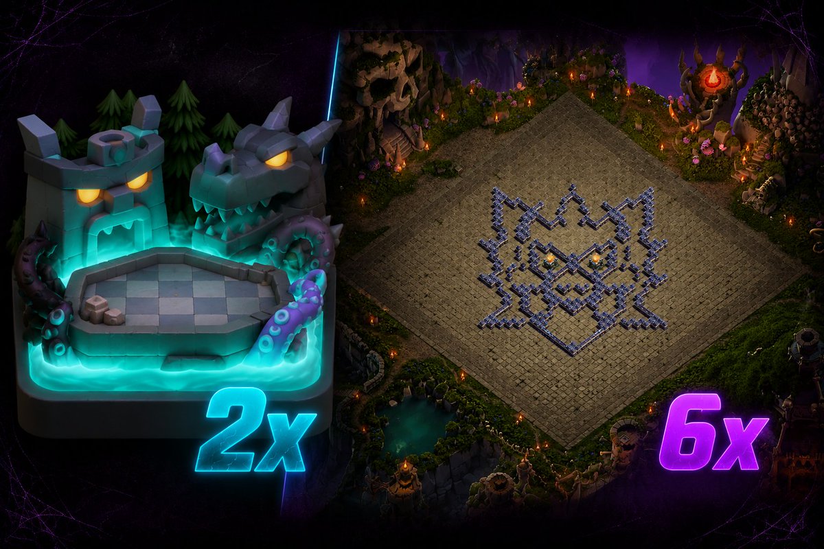 TOP_BASE_COC's tweet photo. It's giveaway time 🎁🎉

2x Ghost scenery 
6x showcase bases
(Will be built with your name &amp; shape you want)

How to enter ?
1️⃣ follow @TOP_BASE_COC &amp; @MoroBis_COC 
2️⃣ Repost this post
3️⃣ Tag 2 friends
4️⃣ Join our server 
🔗 https://t.co/mTsFtDCypY

Winners selected on Monday 🙌 https://t.co/yY9b28wcQo