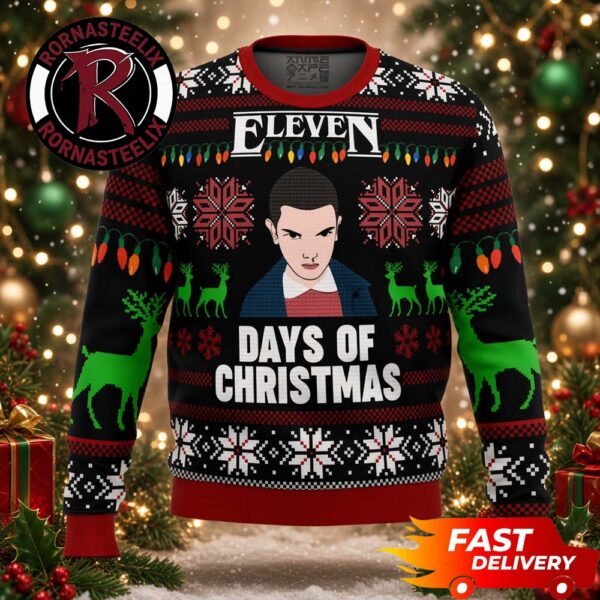 Rornasteelix's tweet photo. Stranger Things Eleven Days Of Christmas 2026 Stranger Things Ugly Sweater
#StrangerThings #StrangerThingsUglySweater 
Check now:
https://t.co/xYBrwO2Nxm https://t.co/b6WhFUnOmY