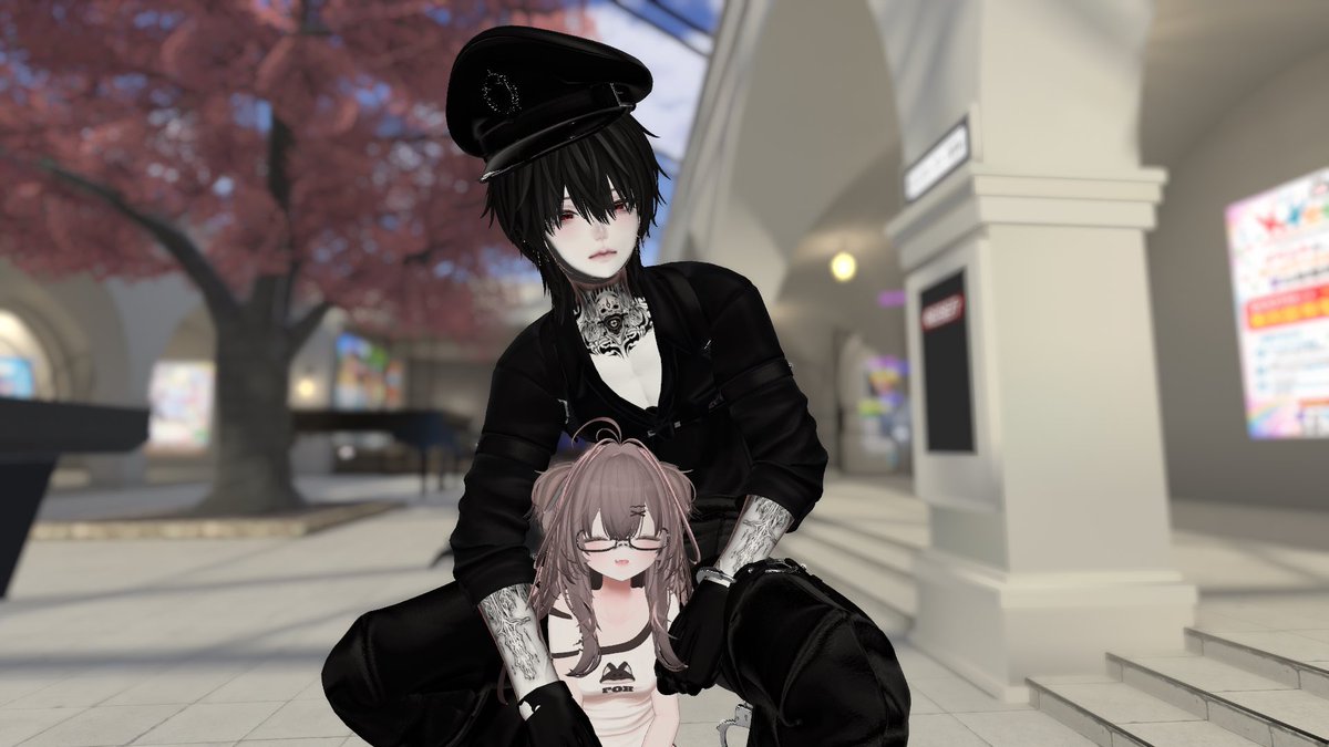 m_doork's tweet photo. 昨日のVRchat🐈‍⬛
全体的服装が黒いアバターさんと沢山お話したよん💘︎︎◝✩とっても良いアバばっかで最高だったよん🖤 https://t.co/DLmH0V8Keo