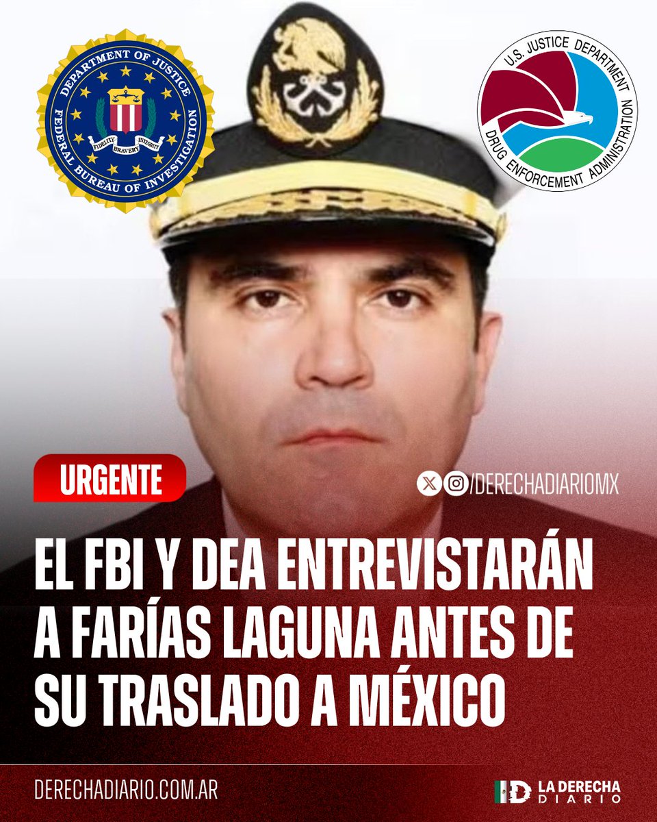 DerechaDiarioMX's tweet photo. 🚨🇲🇽🇺🇸🇦🇷 | TIEMBLA SHEINBAUM: Agentes del FBI y la DEA se reunirán en Argentina con Fernando Farías Laguna antes de que sea enviado a México, donde enfrentará un proceso por su presunta participación en una red de huachicol fiscal. 

El encuentro forma parte de las negociaciones para facilitar su entrega sin recurrir a un procedimiento formal de extradición.