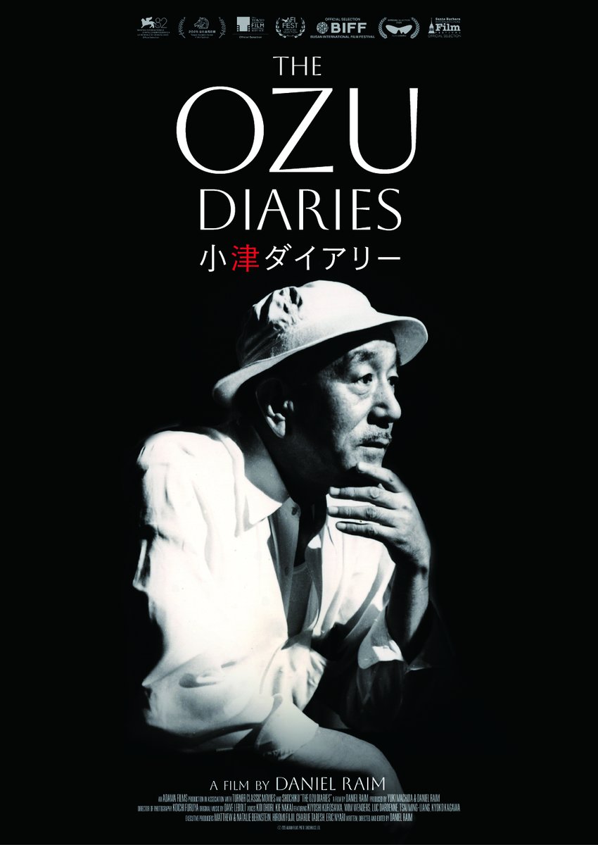 BunkamuraCinema's tweet photo. ⋰⋰⋰ 𝘕𝘌𝘞𝘚

『The Ozu Diaries／小津ダイアリー』
𝟭𝟬.𝟵㊎ 公開決定
──────────────────

世界はなぜ“OZU”に魅了されるのか─
「小津の言葉」を紐解き知られざる素顔と名作の原点に迫る新作ドキュメンタリー

黒沢清、ヴィム・ヴェンダース、リュック・ダルデンヌ、ツァイ・ミンリャン、香川京子、城澤勇夫、山内静夫──
名だたる映画人が語る小津の魅力と、日記に記された小津���身の言葉、そして未公開映像の数々

@CINEMACLASSICSS 
Bunkamuraル・シネマ 渋谷宮下