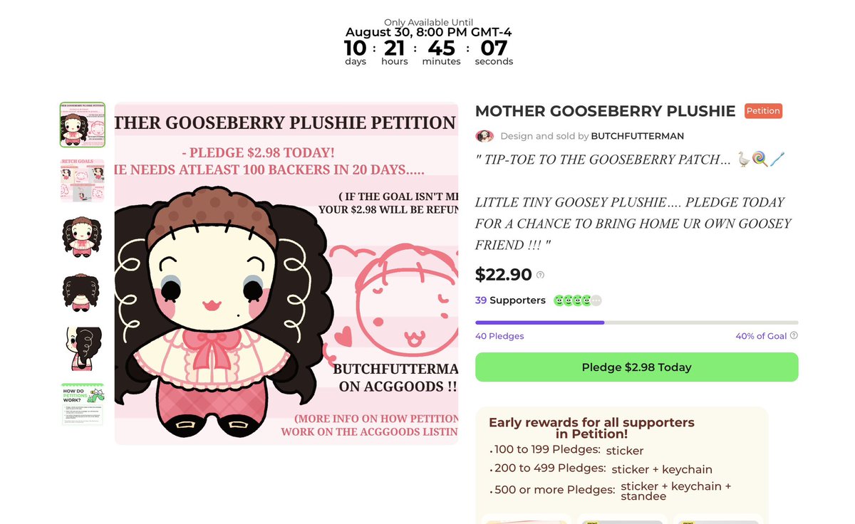 BUTCHFUTTERMAN's tweet photo. SHE IS AT 40 PLEDGES AND HAS 10 DAYS LEFT ❤️🥹

https://t.co/PZsRd1NDhi https://t.co/sXN2gOk217