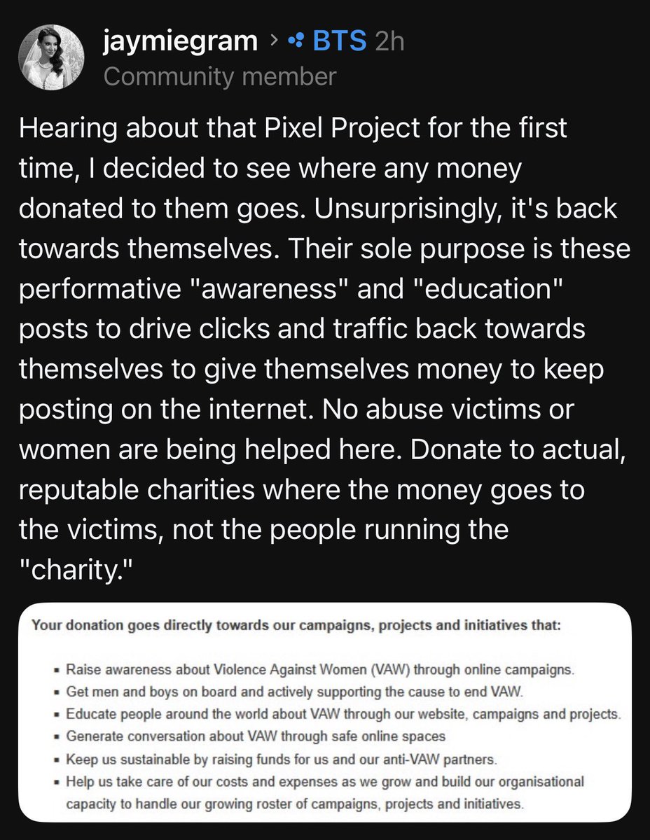 radiantgirl's tweet photo. Don't support. Don't donate. https://t.co/tLcevZVVHA