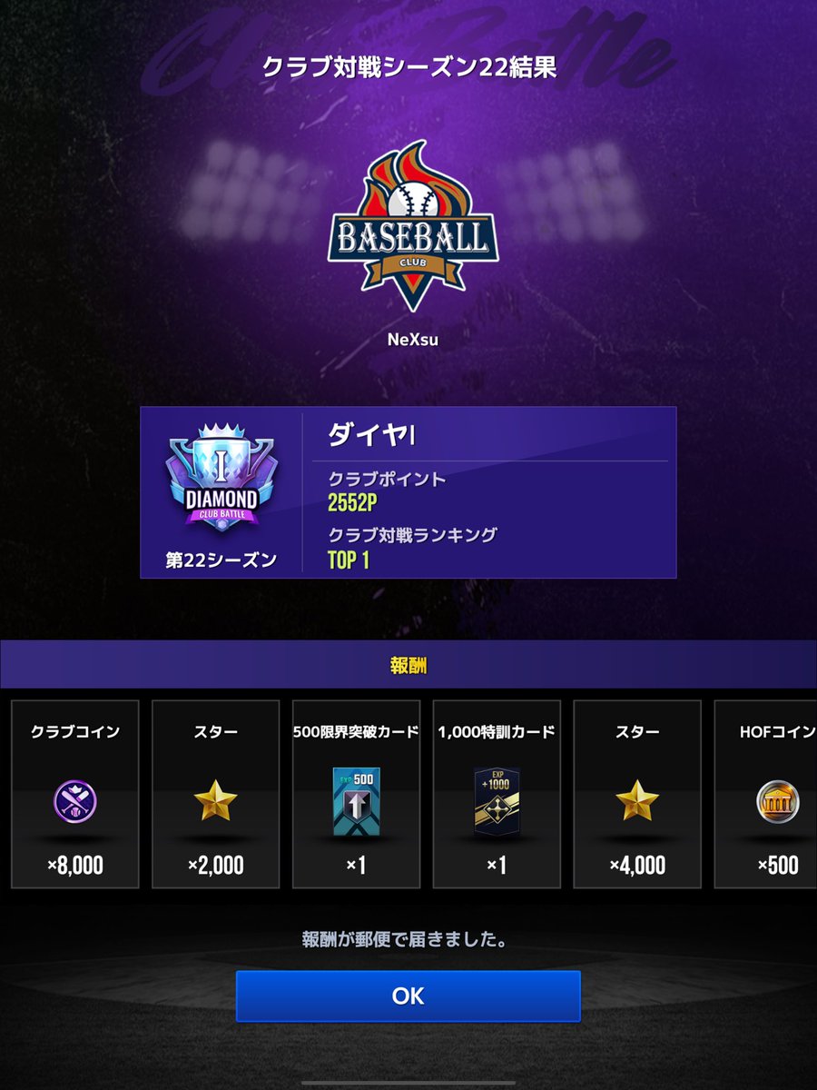 tomapiyo_3's tweet photo. 最上位の皆様には恐縮ですが、素直に嬉しいです。
ありがとうございました。

#mlbrivals https://t.co/tS5VPD7NRV