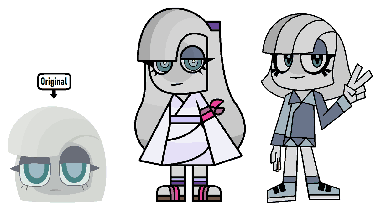 JimMilton283681's tweet photo. After Slimevalley celebration, Gray going on vacation, who know to send in postcard for Pink & Blue.
Grayslime with Ayupan and Bloody Bunny
Hi Hi Puffy AmiYumi meet out GrayGirl
#bloodybunny #characterdesign #fanart #fanartdigital #hihipuffyamiyumi #artstyle https://t.co/119sH1legU