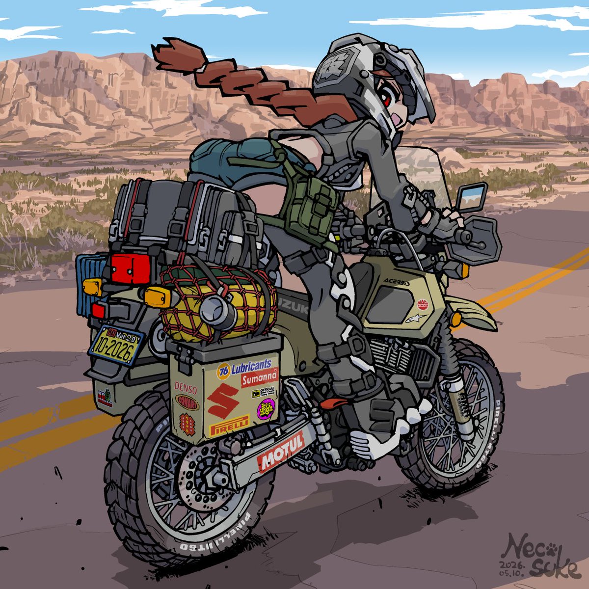 Atelier66604645's tweet photo. 昨日は #バイクの日 だったのですね... https://t.co/C0d837OANj